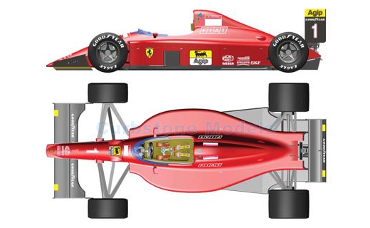 produceren regelmatig Oproepen Bouwpakket 1:43 | Tameo TMK425 | Scuderia Ferrari F1-90 1990 - A.Prost -  N.Mansell
