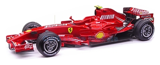 Modelauto 1:18 | ClearModels N5423H | Ferrari F2007 Scuderia Rood 2007 - M.Schumacher