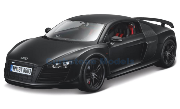 Modelauto 1:18 | Maisto 31395BLACK | Audi R8 GT Matt Black