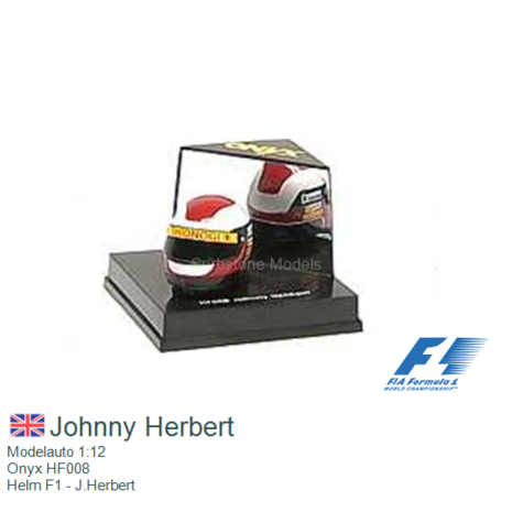 Modelauto 1:12 | Onyx HF008 | Helm F1 - J.Herbert