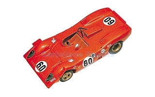 Bouwpakket 1:43 | Tameo TMK032 | Ferrari 312 P Spyder 1969 #60 - P.Schetty - P.Rodrigues - C.Amon