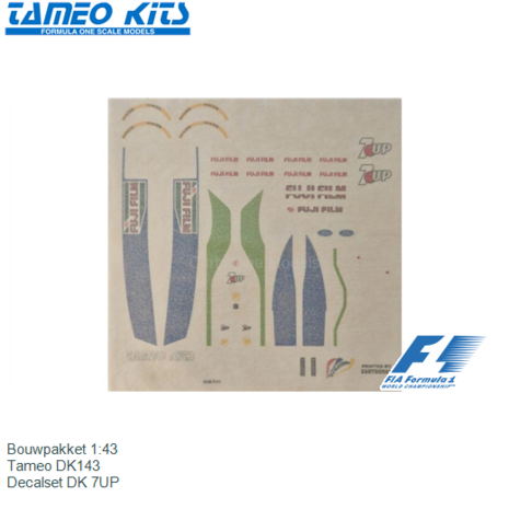 Bouwpakket 1:43 | Tameo DK143 | Decalset DK 7UP