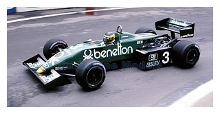 Bouwpakket 1:43 | Tameo SLK078 | Tyrrell Ford 011 1983 - M.Alboreto - D.Sullivan