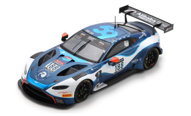 Modelauto 1:43 | Spark SB384 | Aston Martin Vantage AMR GT3 | Garage 59 2020 #188 - M.Martin - C.Goodwin - J.Adam - A.West