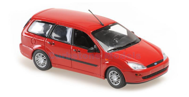 Modelauto 1:43 | Minichamps 940087010 | Ford Focus Tunier Rood 1998