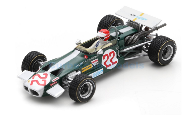 Modelauto 1:43 | Spark S7475 | Lotus 59 1969 #22 - R.Stommelen