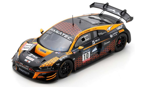 Modelauto 1:43 | Spark SB534 | Audi R8 LMS GT3 | Boutsen Racing 2022 #10 - B.Lessennes - A.Leclerc - A.Eteki - K.Ojjeh