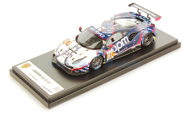 Modelauto 1:43 | Looksmart LSLM148 | Ferrari 488 GTE EVO LMGTE-AM | Iron Lynx 2022 #61 - L.Prette - V.Abril - C.Grunewald