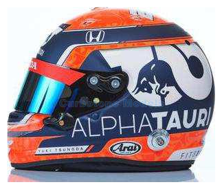 Helm 1:5 | Spark 5HF057 | Arai Helmet | AlphaTauri 2021 #22 - Y.Tsunoda