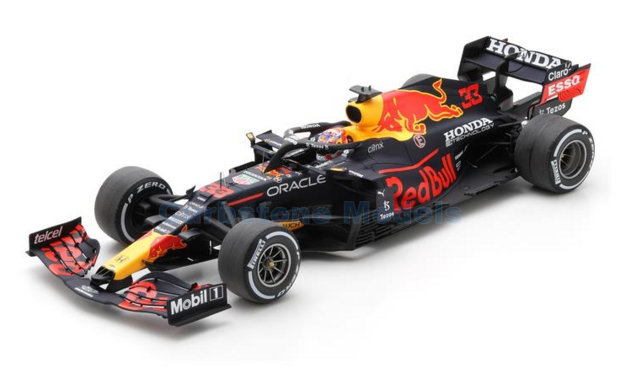 Modelauto 1:12 | Spark 12S029 | Red Bull Racing RB16B Honda 2021 #33 - M.Verstappen