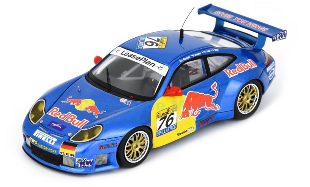 Modelauto 1:43 | Spark 100SPA17 | Porsche 911 GT3 (996) | RWS Motorsport 2002 #76 - D.Quester - P.Peter - T.Wolf - L.Ricciteli