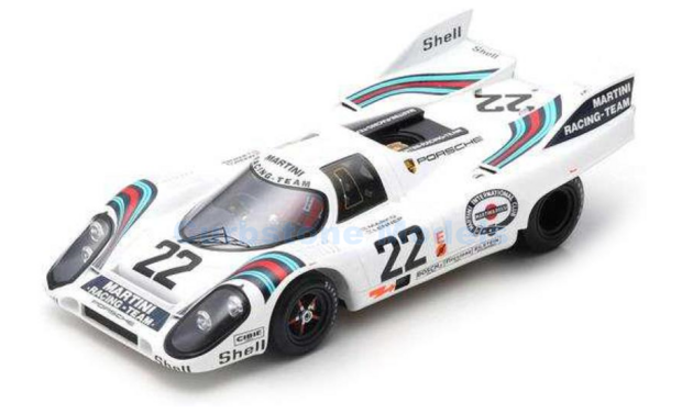 Modelauto 1:18 | Spark 18LM71 | Porsche 917K | Martini Racing Team 1971 #22 - G.van Lennep - H.Marko