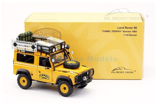 Modelauto 1:18 | Almost Real ALM810213 | Land Rover 90 Yellow 1985