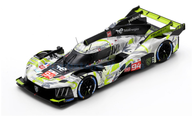 Modelauto 1:43 | Spark S9127 | Peugeot TotalEnergies 9X8 Hybrid Hypercar 2024 #94 - S.Vandoorne - L.Duval - P.di Resta