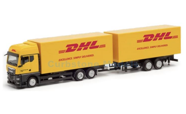 Vrachtwagen 1:87 | Herpa 313049 | MAN TGX GX DHL 2018