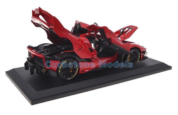 Modelauto 1:18 | Bburago 16012Car2 | Ferrari FXX-K Evo V12 metallic Rood 2018