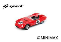 Modelauto 1:43 | Spark S5085 | Osca Sport 750 | Automobili OSCA 1958 #42 - A.de Tomaso - C.Davis