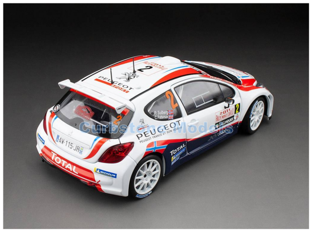 Modelauto 1:18 | Sunstar 5442 | Peugeot 207 S2000 2011 #2 - C.Patterson - P.Solberg