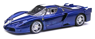 Modelauto 1:18 | Hotwheels J8247 | Ferrari FXX Blauw