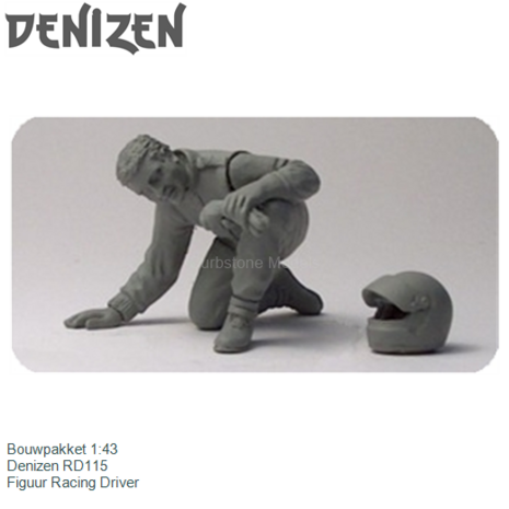 Bouwpakket 1:43 | Denizen RD115 | Figuur Racing Driver