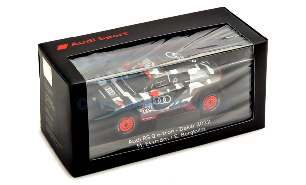 Modelauto 1:43 | Audi Industrial Models 5022200133 | Audi Q RS E-tron 2022 #224 - M.Ekström - E.Bergkvist