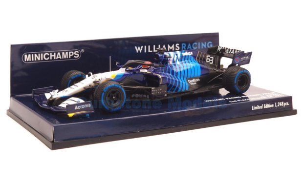 Modelauto 1:43 | Minichamps 417211363 | Williams Racing GW43B Mercedes 2021 - G.Russell