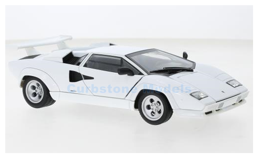 Modelauto 1:24 | Welly 24112White | Lamborghini Countach LP 5000 S White