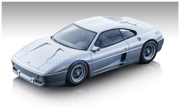 Modelauto 1:18 | Tecnomodel TM18-131C | Ferrari 348 Zagatto Zilver 1991