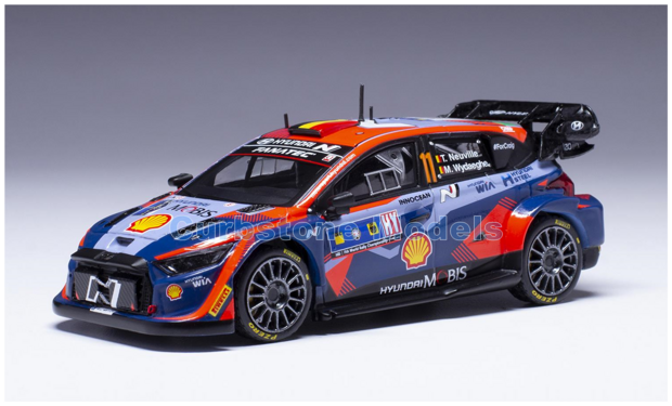 Modelauto 1:43 | IXO-Models RAM909.22 | Hyundai Motorsport i20 N Rally1 Hybrid 2023 #11 - T.Neuville - M.Wydaeghe