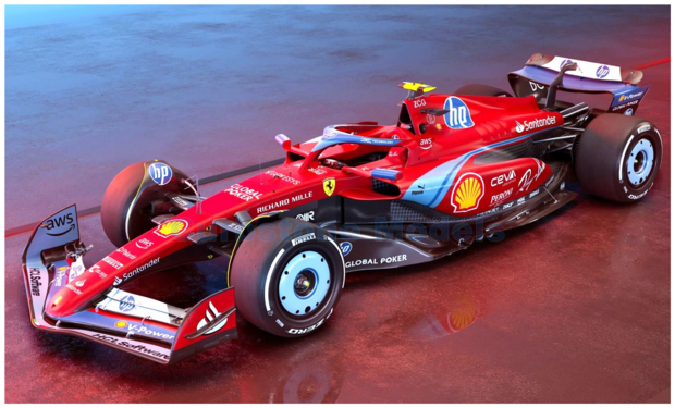 Modelauto 1:43 | Bburago 18-36844LMI | Scuderia Ferrari SF-24 2024 #16 - C.Leclerc