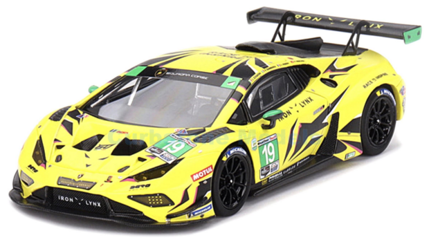 Modelauto 1:43 | TSM TSM430771 | Lamborghini Huracan GT3 EVO2 GTD | Iron Lynx 2023 #19 - R.Ineichen - F.Perera - R.Giammaria - 