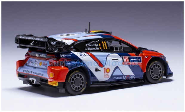 Modelauto 1:43 | IXO-Models RAM926.22 | Hyundai Schell Mobis WRT i20 N Rally Hybrid 2024 #11 - T.Neuville - M.Wydaeghe