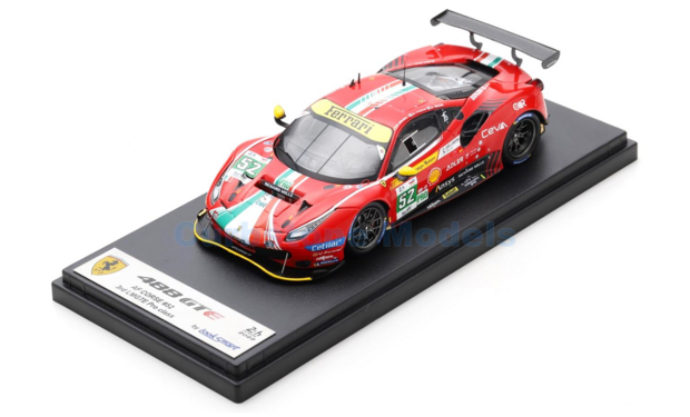 Modelauto 1:43 | Looksmart LSLM150 | Ferrari 488 GTE EVO LMGTE-AM | Spirit of Race 2022 #71 - F.Dezoteux - P.Ragues - G.Aubry