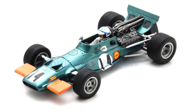 Modelauto 1:43 | Spark S2346 | BRM P139 1969 #14 - J.Surtees