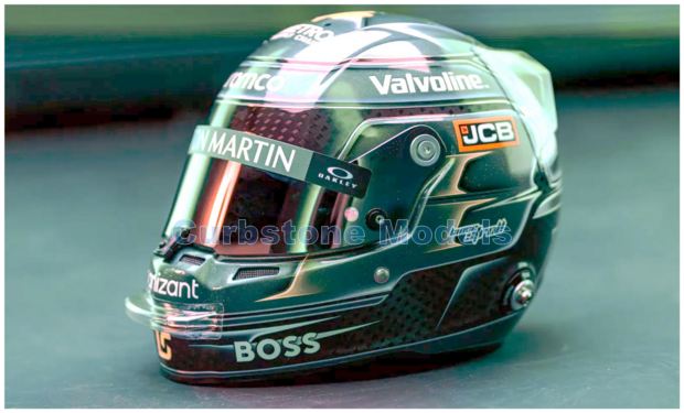 Modelauto 1:5 | Spark 5HF144 | Bell Helmet | Aston Martin Aramco F1 Team 2024 #18 - L.Stroll