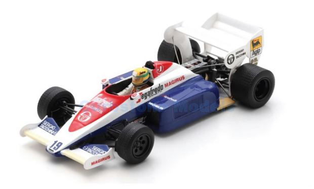 Modelauto 1:43 | Spark S2781 | Toleman TG184 1984 #19 - A.Senna