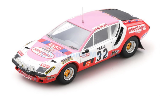 Modelauto 1:43 | Spark S5468 | Alpine A310 | Team Aseptogyl 1977 #32 - M.Oksala - Y.Mehta-Pratt