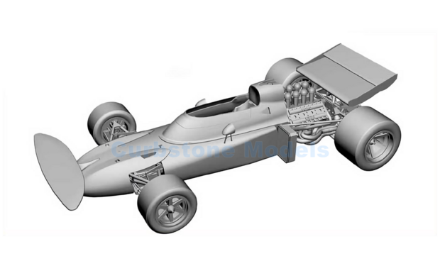 Modelauto 1:43 | Tameo TMK448 | March 711 Ford 1971 #17 - R.Peterson