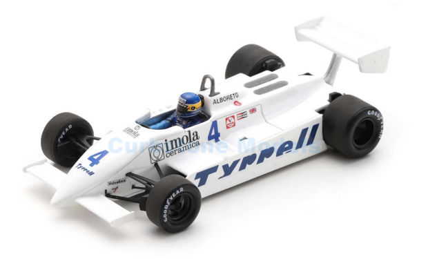 Modelauto 1:43 | Spark S7281 | Tyrrell F1 011 1981 #4 - M.Alboreto