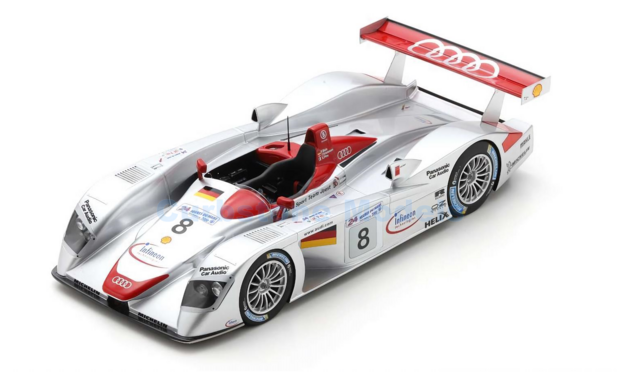 Modelauto 1:18 | Spark 18LM00 | Audi Sport R8 1995 #8 - F.Biela - T.Kristensen - E.Pirro