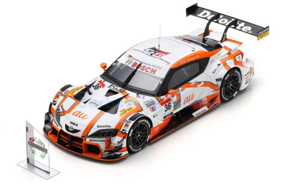 Modelauto 1:18 | Spark 18SGT2023 | Toyota GR Supra | TGR TEAM au TOM'S 2023 #36 - S.Tsuboi - R.Miyata