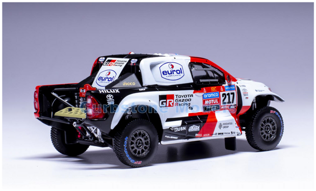 Modelauto 1:43 | IXO-Models RAM928B.22 | Toyota Gazoo Racing Hilux T1 GR DKR 2023 #217 - H.Lategan - B.Cummings 