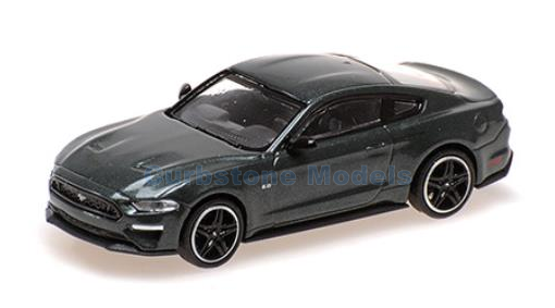 1:87 | Minichamps 870087025 | Ford Mustang Donker Groen Metallic 2018