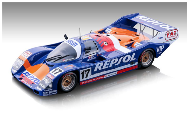 Modelauto 1:18 | Tecnomodel TM18-271B | Porsche 962C 1991 #17 - O.Larrauri - W.Brun - J.Pareja