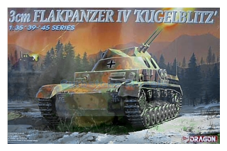 Militair voertuig 1:35 | Dragon 6136 | Flakpanzer IV 3cm Kugelblitz 1943