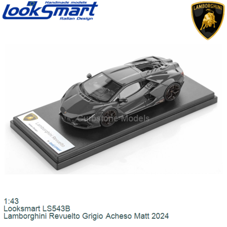 1:43 | Looksmart LS543B | Lamborghini Revuelto Grigio Acheso Matt 2024