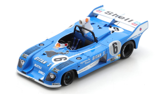 Modelauto 1:43 | Spark S9446 | Matra MS 680 1974 #6 - J.Beltoise - J.Jarier