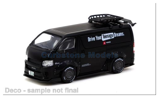 1:64 | Tarmac Works T64-038-TO | Toyota Hiace Widebody Black