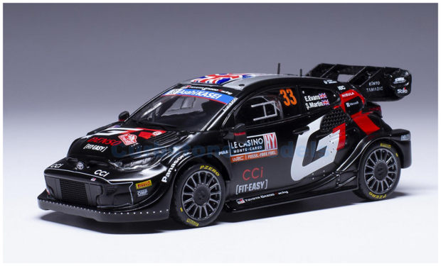 Modelauto 1:43 | IXO-Models RAM913.22 | Toyota Gazoo Racing WRT GR Yaris Rally1 Hybrid 2024 #33 - E.Evans - S.Martin