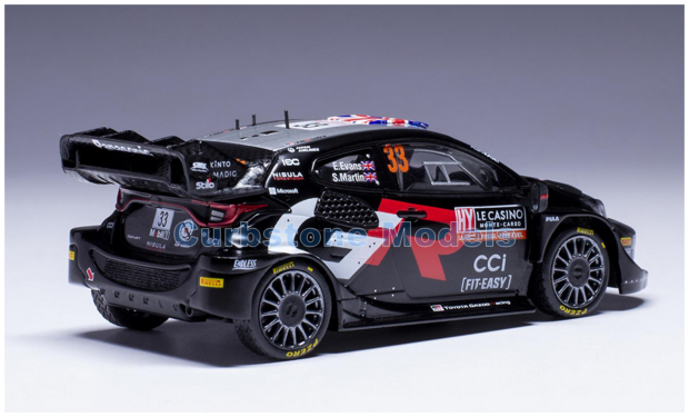 Modelauto 1:43 | IXO-Models RAM913.22 | Toyota Gazoo Racing WRT GR Yaris Rally1 Hybrid 2024 #33 - E.Evans - S.Martin